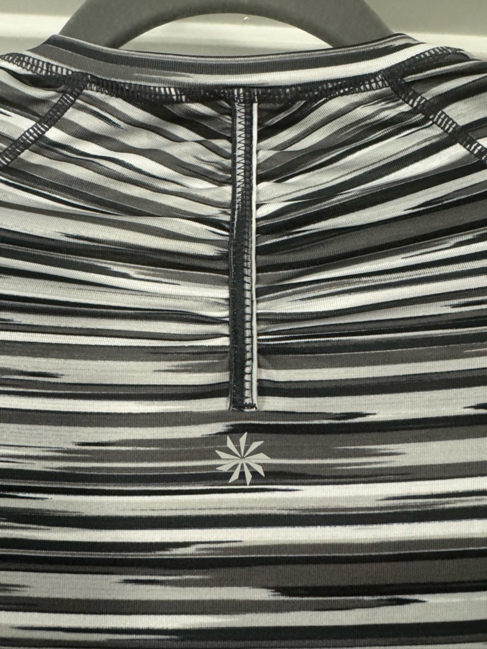 Athleta Black & White Striped Long-Sleeve Shirt - Picture 10 of 14